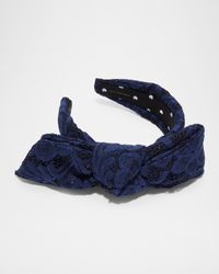Holly Brocade Floral Knotted Headband