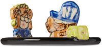 Handle With Care by Christian Moses Black Six Five Character 1 Incense Holder