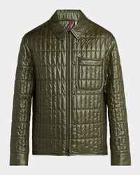 Men's Poiliot Quilted Down Shirt Jacket