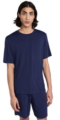 Eberjey Henry Modal Short PJ Set True Navy M