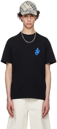 JW Anderson Black Anchor Patch T-Shirt