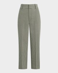 Fiona Houndstooth Cropped Pants