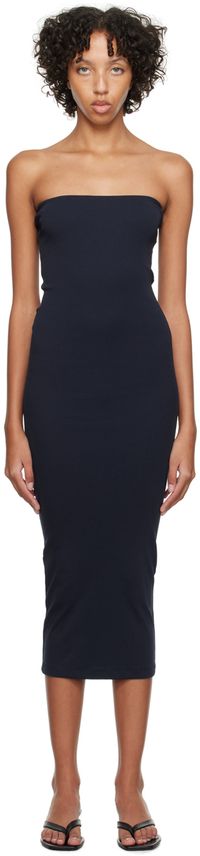 FLORE FLORE Navy Liv Midi Dress