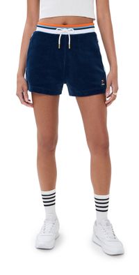 Casablanca Velour Shorts Navy XS