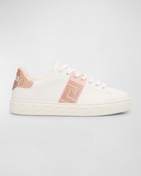 La Greca Embellished Low-Top Sneakers
