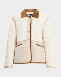 Ivy Mixed-Media Jacket