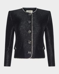 Zell Sequined Tweed Jacket
