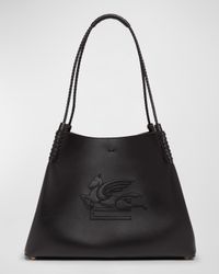 Libra Leather Shopping Shoulder Bag