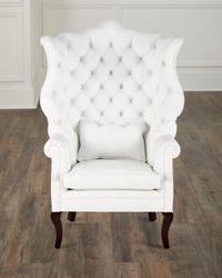 Pantages Leather Wing Chair