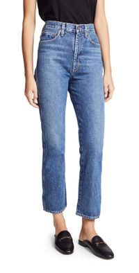 AGOLDE Pinch Waist High Rise Kick Jeans Placebo 33
