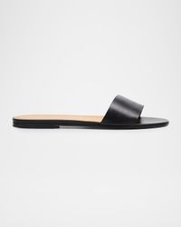 Signum Calfskin Slide Sandals