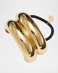 Glossy Double Arch Ponytail Cuff