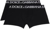 Dolce&Gabbana Two-Pack Black Boxers
