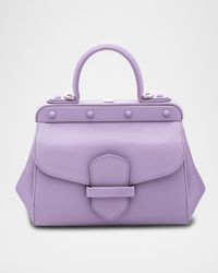Margherita Small Leather Top-Handle Bag