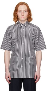 Maison Margiela Black & White Striped Shirt