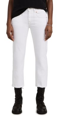 R13 Boy Straight Jeans Bale White 26