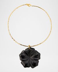 Black Onyx Flower Collar