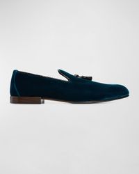 Men's Nicolas Velvet Tassel Loafers