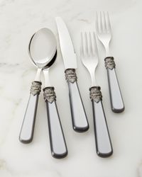 20-Piece Napoleon Flatware Service, Pearl Grey