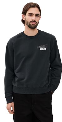 MM6 Maison Margiela Sweatshirt Washed Black M