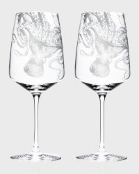 Lucy White Wine Glasses, Set of 2