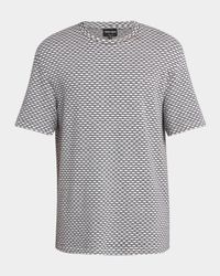 Men's Square Jersey Jacquard T-Shirt