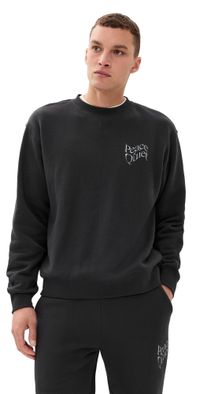 Museum of Peace and Quiet Warped Crewneck Sweatshirt Black XL