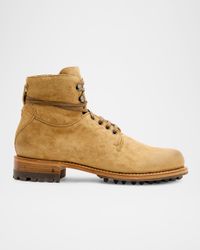 Men's Moto Suede Work Boots