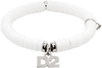 Dsquared2 White Charm Bracelet