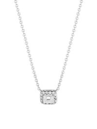 Women's 14K White Gold & 0.25 TCW Diamond Pendant Necklace