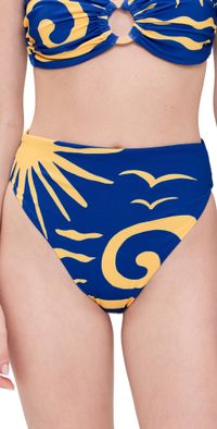 Cala de la Cruz Lulu Bikini Bottoms Malibuazul L