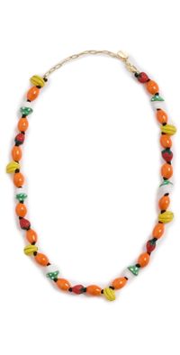 Clare V. Les Fruits De CV Necklace Multi One Size