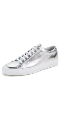 Common Projects Achillies Skinny Sneakers Silver 41