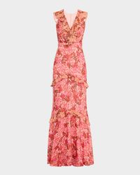 Rita Tiered Ruffle Cocktail Dress