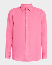 Oversize Fit Linen Shirt