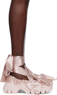 Rombaut Pink Aura Bows Sneakers