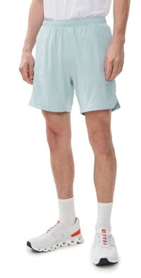 Rhone Lined Backspin Shorts 7 Blue Water L