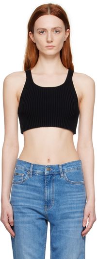 BOSS Black Scoop Neck Tank Top