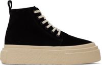MM6 Maison Margiela Black Suede Sneakers