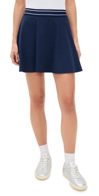 RLX Ralph Lauren Active Cable Knit Skort Refined Navy/Ceramic White Ml S