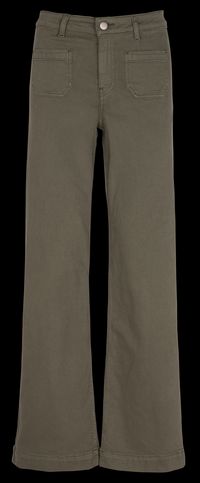 Maison 123 - Jean droit en coton mélangé - Taille 46 - Kaki
