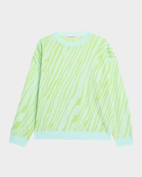 Caro Abstract Stripe Sweater