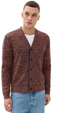 JW Anderson Melange Cardigan Steel Blue/Orange L