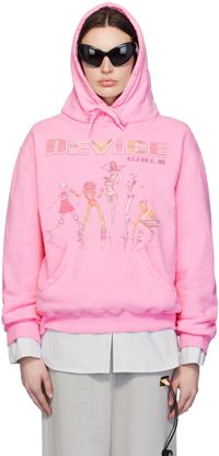 doublet Pink PZ Today Edition Device Girls Hoodie