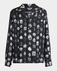 Men's Silk Medagliette Vanity Sport Shirt