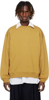 Dries Van Noten Tan Dropped Shoulders Sweatshirt