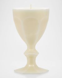 Harcourt Goblet Candle, Ivory