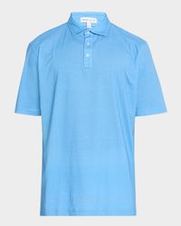 Men's Crown Comfort Turtle-Print Polo Shirt