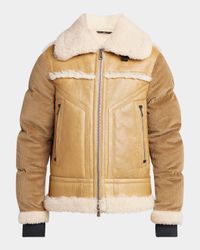 Men's Argens Shearling Bomber Jacket