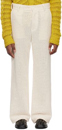 Séfr Pantalon Richie blanc cassé